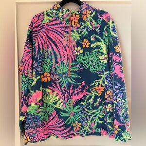 Lilly Pulitzer Popover Indigo All A Glow Women’s XL